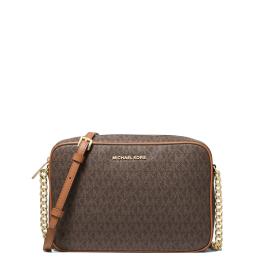 Michael Kors Borsa a tracolla Jet Set logata Brown - 1