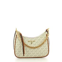 Michael Kors Borsa a spalla Jet Set Charm Small Vanilla Acorn logata - 1