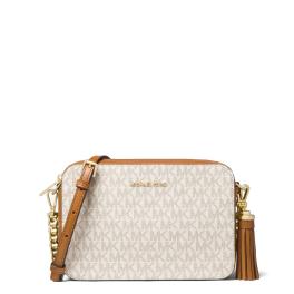 Michael Kors Borsa a tracolla Ginny logata Vanilla - 1