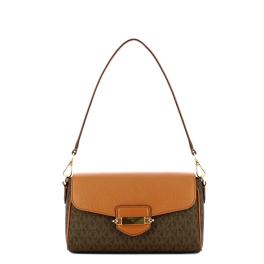 Michael Kors Borsa a spalla Small Fleur logata Bronze Acorn - 1