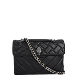 KUGE Borsa a spalla Kensington Bag Large Black Comb - 1