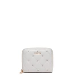 Liu Jo Portafoglio Piccolo con strass Zip Around True Champagne - 1