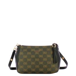 Liu Jo Borsa a spalla Media Monogram Black - 1