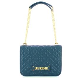 Love Moschino Borsa a spalla Shiny Quilted Blu - 1