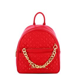 Love Moschino Zaino Shiny Quilted Rosso - 1