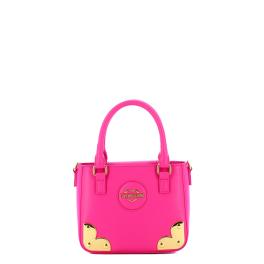 Love Moschino Borsa a mano Gold Corner Fuxia - 1