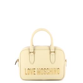 Love Moschino Bauletto Eco-Friendly con logo Avorio - 1