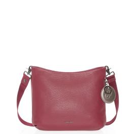 Mandarina Duck Hobo Bag in pelle Mellow Rumba Red - 1