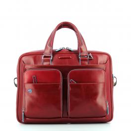 Slim Briefcase Blue Square 14.0-ROSSO-UN