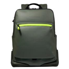 Piquadro Zaino Porta PC Corner 2.0 15.6" Verde - 1
