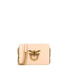 Pinko Mini Borsa a tracolla Love Click Cipria Antique Gold - 1