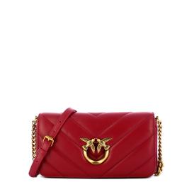 Pinko Mini Baguette Love Click Dark Red Antique Red - 1