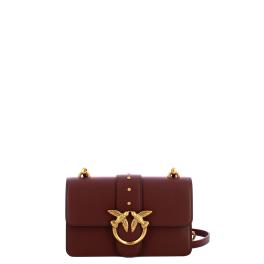 Pinko Mini Borsa a tracolla Love One Cioccolato Amaro Antique Gold - 1