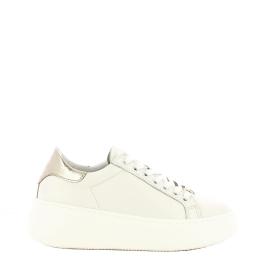 Twin Set Sneakers Flatform Bianco Ottico Oro - 1