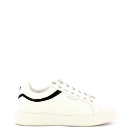 Twinset Sneakers Donna in pelle Bianco Nero - 1