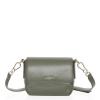 Borsa a tracolla in pelle Luna Military Olive - 1