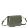 Borsa a tracolla in pelle Luna Military Olive - 2