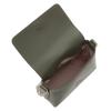 Borsa a tracolla in pelle Luna Military Olive - 4