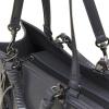 Borsa a spalla Minerva Large in vernice Grigio - 5