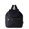 Zaino Medium in Nylon Riciclato Dark Black - 1