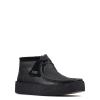 Scarpa Wallabee Cup Bt Black Leather - 2