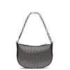 Michael Kors Borsa a spalla Kendall Small con strass Black