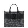 Armani Exchange Borsa a mano Grande logata con fibbia Beige Nero - 1