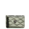 Blauer Pochette Flow trapuntata Gun Metal - 1