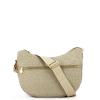 Borbonese Borsa Luna Bag Small con taschino in Nylon Riciclato Sabbia - 1