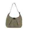 Borbonese Hobo Bag Cortina Small OP Naturale Nero - 3