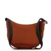 Borbonese Borsa Luna Bag Middle con taschino in Nylon Riciclato Tabasco - 3