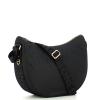 Borbonese Borsa Luna Bag Middle in Nylon Riciclato Dark Black - 2