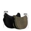 Borbonese Borsa Luna Bag Middle in Nylon Riciclato Dark Black - 5