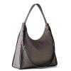 Borbonese Hobo Bag New Orbit Medium Clay Grey - 2