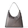 Borbonese Hobo Bag New Orbit Medium Clay Grey - 3