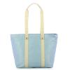 Borbonese Shopper Eco Line Medium Topazio Grigio Chiaro - 3