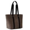 Borbonese Shopper Eco Line Medium OP Naturale Nero - 2