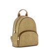 Borbonese Zaino Medium Beige Marrone - 2