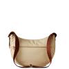 Borbonese Borsa Luna Bag Small con taschino in Nylon Riciclato Camomilla Cuoio - 1