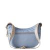 Borbonese Borsa Luna Bag Small con taschino in Nylon Riciclato Topazio Grigio Chiaro - 1