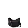 Borbonese Mini Borsa Luna Bag con taschino in Nylon Riciclato Dark Black - 2