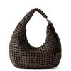 Borbonese Hobo Bag La Nido Medium OP Naturale Nero - 1