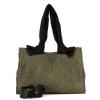 Borbonese Shopper Lover Large OP Naturale Nero - 4