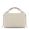 Coccinelle Borsa a mano Boheme Medium Brillant White Celadon Green - 1