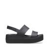 Crocs Sandali Brooklyn Low Wedge W Black Black - 1