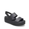 Crocs Sandali Brooklyn Low Wedge W Black Black - 2