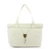 Fracomina Shopper Large intrecciata White - 1