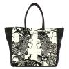 Gabs Borsa Jessica L Trip Patchwork Profili Bianco Neri - 1