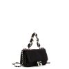 Gaëlle Mini Borsa a mano in satin Nero - 2