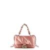 Gaëlle Mini Borsa a mano in satin Rosa Cipria - 1